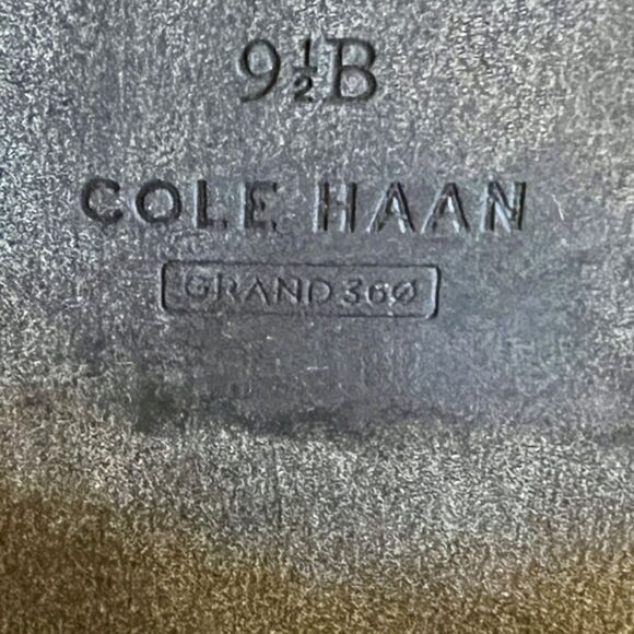 EUC Women's Cole Haan Grand 360 Gia Leopard Haircalf Booties Ankle Boots Sz  9.5 - Picture 8 of 8